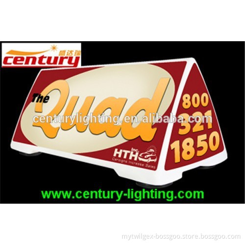 led taxi top advertising